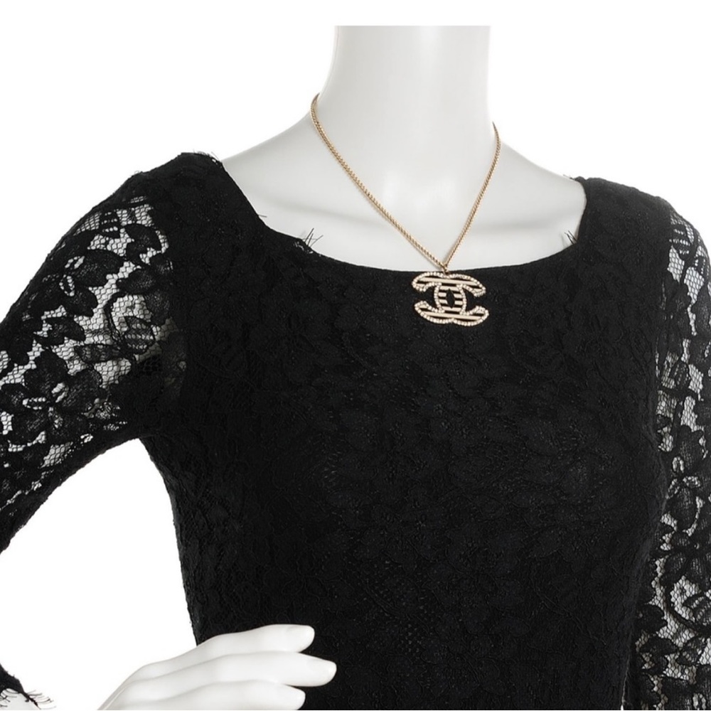 Chanel necklace Crystal Enamel striped large CC - Picture 2 of 10